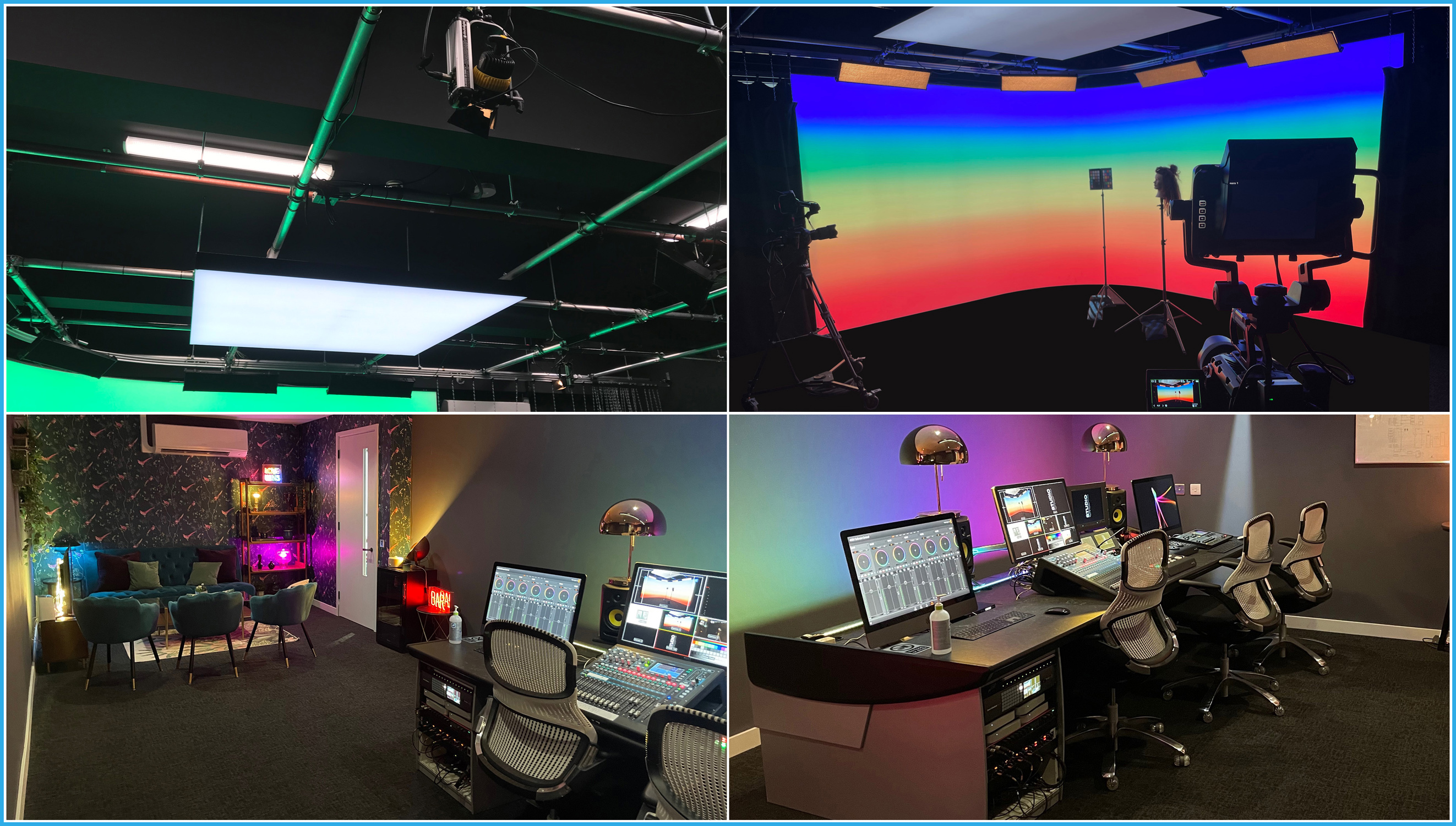 Multi-camera UHD studio and control room upgrade completed by ATG Danmon for the new London HQ of social media content produ